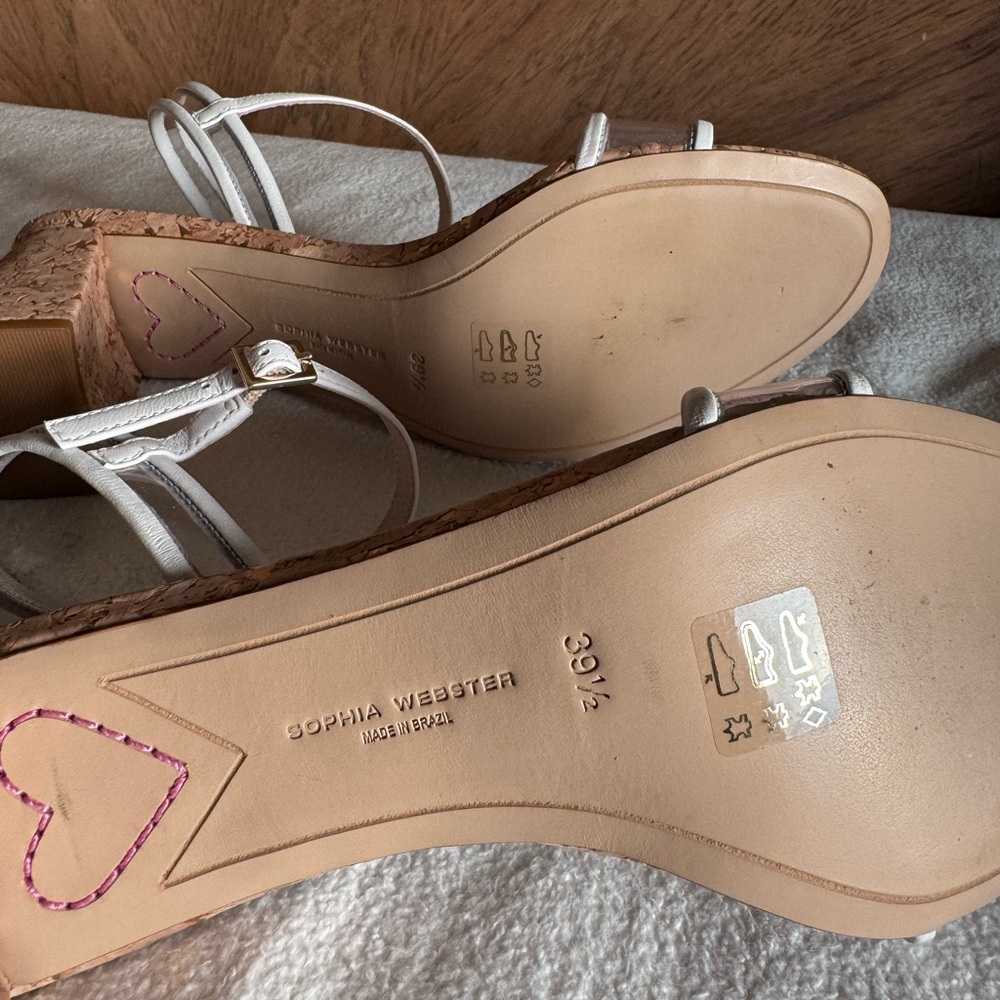 Sophia Webster strappy heel sandal size US 9.8 - Picture 14 of 14